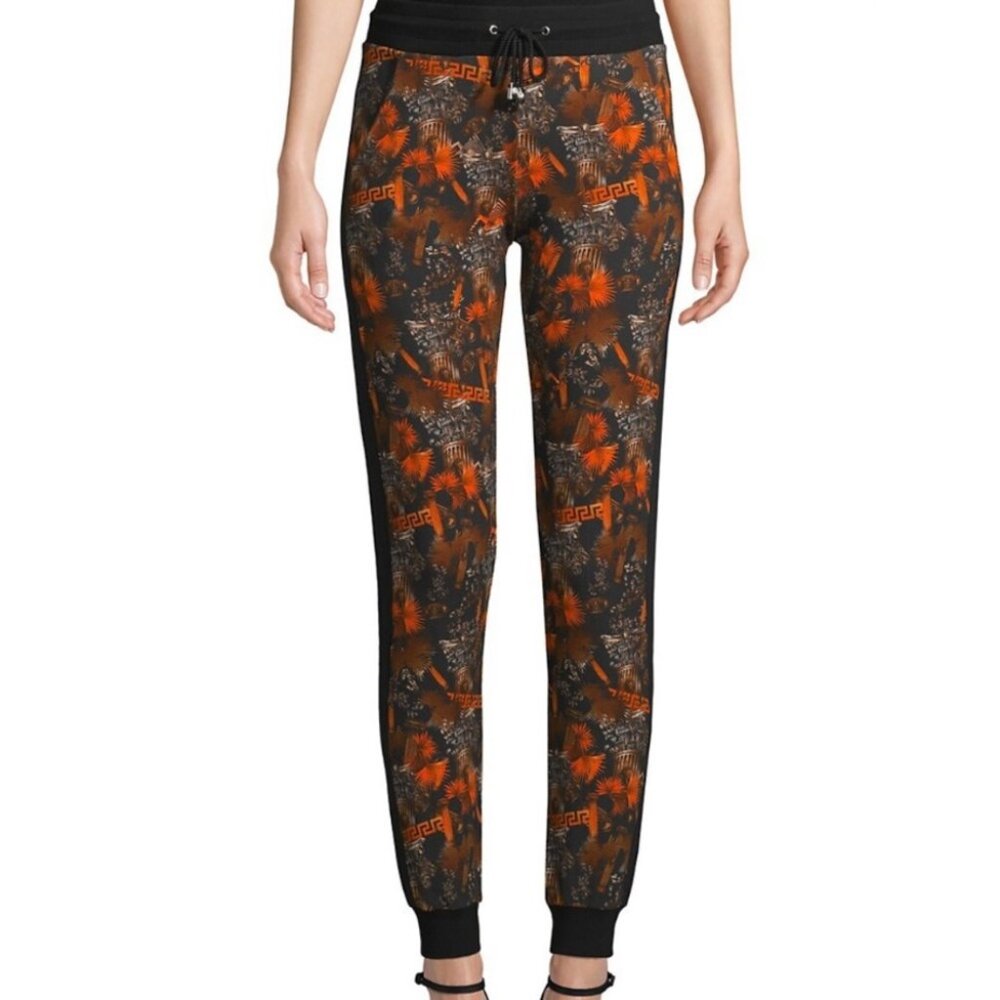 Versace Greek collage print joggers sweatpants